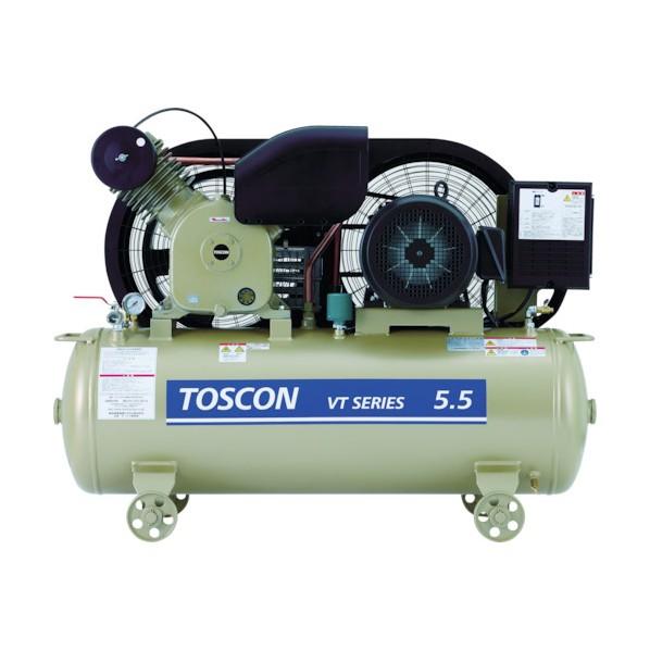 東芝産業機器システム タンクマウントシリーズ 給油式 コンプレッサ(低圧) VT105-15T