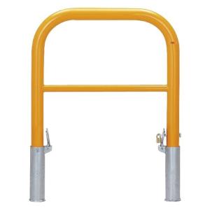 帝金 帝金バリカー 横型  φ60.5 スチール製 脱着式鍵付