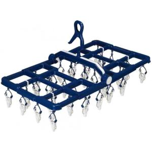 有限会社ツウィンモール BEILU スライドハンガー 38P ネイビー BE-02N