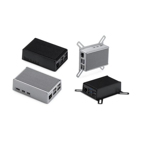 タカチ電機工業 Raspberry Pi 5 専用ヒートシンクケース ブラック RPH-5-H-B ...