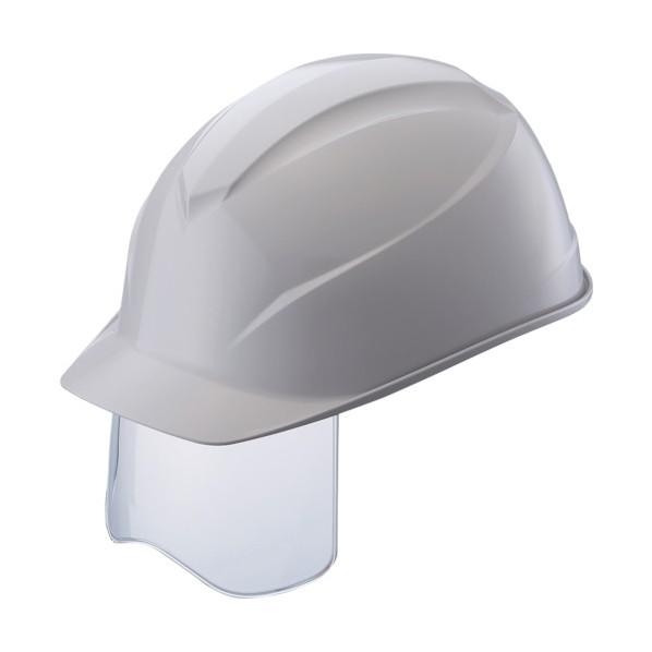 谷沢製作所 エアライトS搭載ヘルメット(アメリカンタイプ・溝付・シールド付) 帽体色:グレー 012...