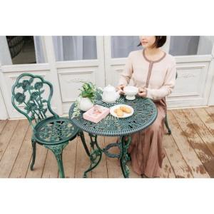 メーカー直送) ローズアルミガーデンセット ホワイト TAN-3003-WH