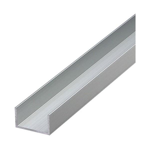 トレード アルミチャンネル アルマイト付 t3X50X25X4m シルバー 6300032340