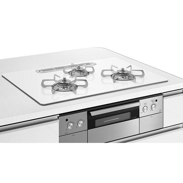 タカラスタンダード ■都市ガスハイパーガラスコートガスコンロハイグレードモデル(3口コンロ・オーブン...