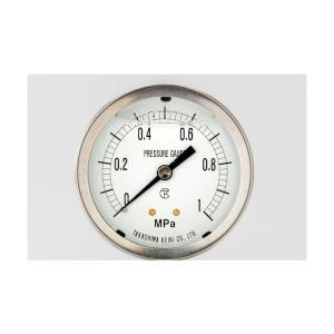 高島計器 グリセリン入圧力計 (A枠立型φ50) 圧力レンジ0.0〜10MPa R1/4 1309210の商品画像
