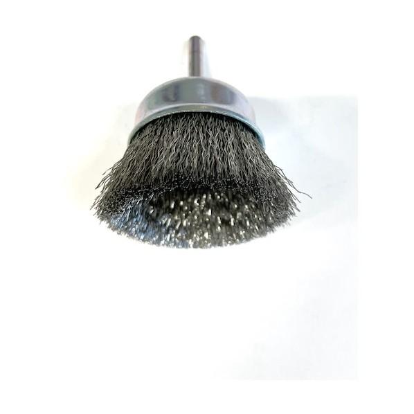 高島産業 軸付カップブラシ カップ型軸付 50x46x25x6x35 SUS-0.25 CSS-05...