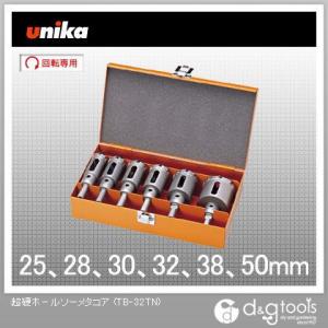 ユニカ 超硬ホールソーメタコア設備工事用セット 230 x 145 x 75 mm TB-32TN｜diy-tool