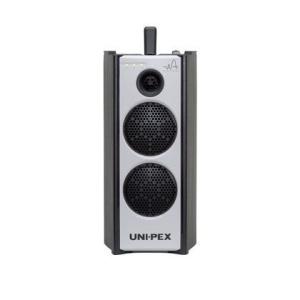 ユニペックス 防滴型ハイパワーワイヤレスアンプ CD/SD/USBプレーヤー付(300MHzダイバシ...