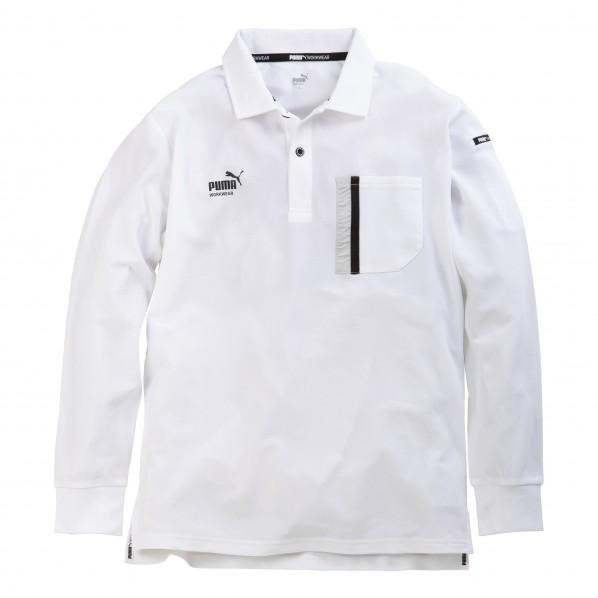 PUMA AT WORK 作業ウェアPUMA長袖アクティブポロシャツ ホワイト 3L PW-3024...