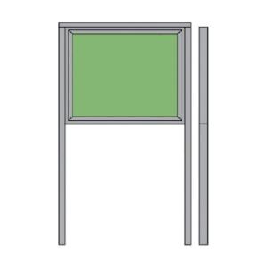 ユニット ユニット 掲示板 900×1200mm 867-01 1個【2406DFD_5】｜diy-tool