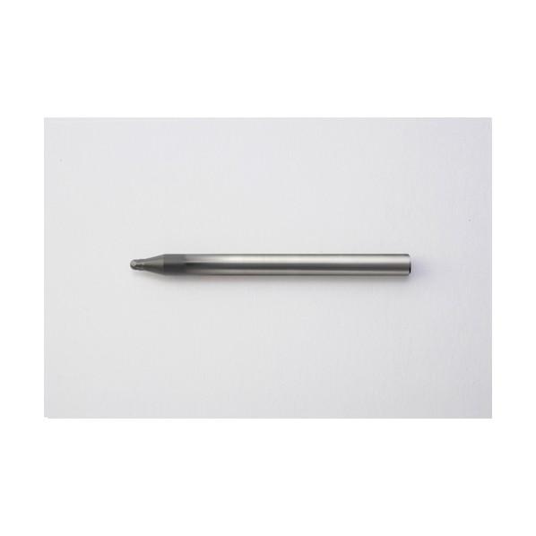 ユニオンツール 超硬合金・硬脆材加工用2枚刃ハイグレードボールエンドミル ボール半径R1.25×刃長...