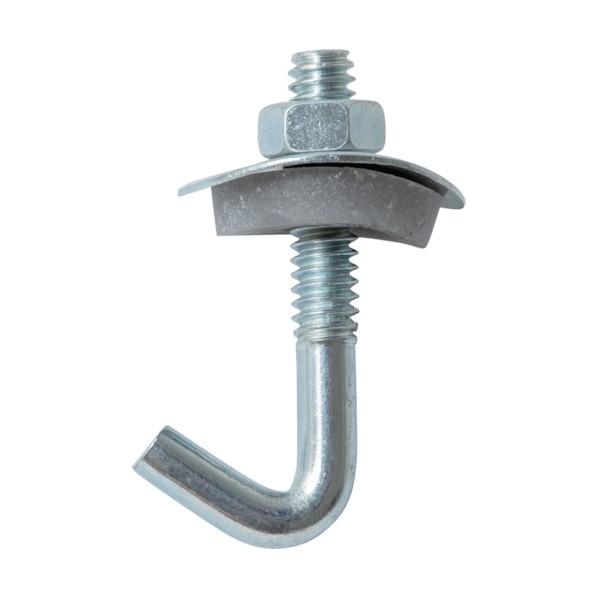 若井産業 ステンレス フックボルトセット シーリングパッキン付 座金外径25mm 1/4×50 ) ...