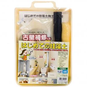 フジワラ化学 ローラーで塗れるかんたん・あんしん 珪藻土 アイボリー