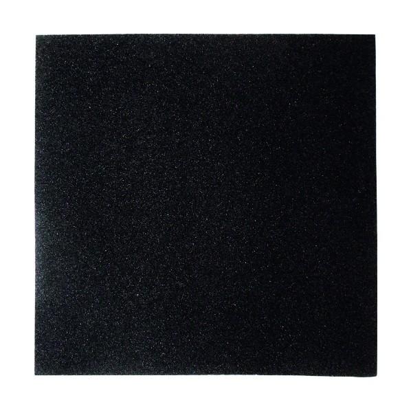 和気産業スポンジゴム粘着付サイズ300Ｘ300mm?厚さ5mm黒SPN-05