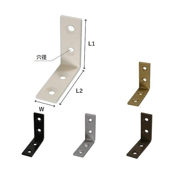 和気産業 カラー特厚金折 黒 規格：45mm IH-146 1個