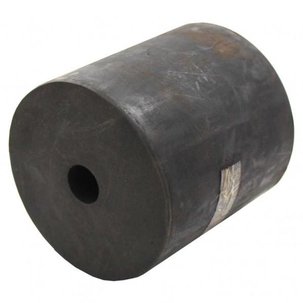 和気産業クッションゴム直径80mm?高さ80mm?穴径16mm黒EK0012