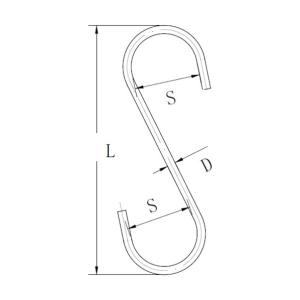 和気産業 Lacety(ラスティー) S字フッ...の詳細画像1