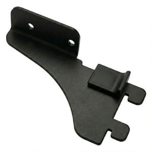 和気産業 1×4材用ピラシェル棚受 1枚用左 黒 黒 84mm WPS006 1個