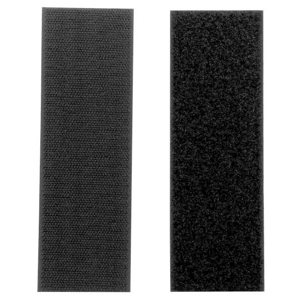 和気産業強力面ファスナー バリバリテープ 車内用幅50mm×長さ150mm黒BR038