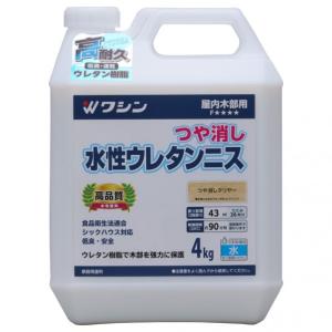 和信ペイント 水性ウレタンニス つや消しクリヤー 4kg #941855｜DIY FACTORY ONLINE SHOP