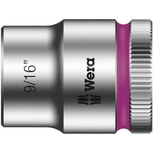Wera Werkzeuge GmbH 差込角3/8SQ ZYKLOPソケット 六角差込サイズ9/16インチ 003575 1個