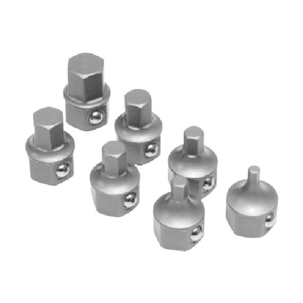 ワールドツール 超ショートヘックズビットアダプター 7個セット 02-25210