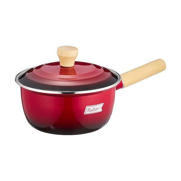 和平フレイズ ルバーニ ホーロー片手鍋18cm RA-9789   1個