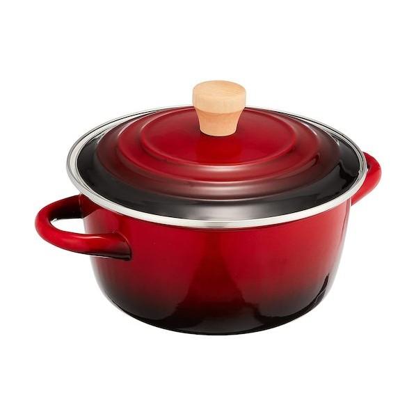 和平フレイズ ルバーニ ホーロー両手鍋20cm RA-9790   1個