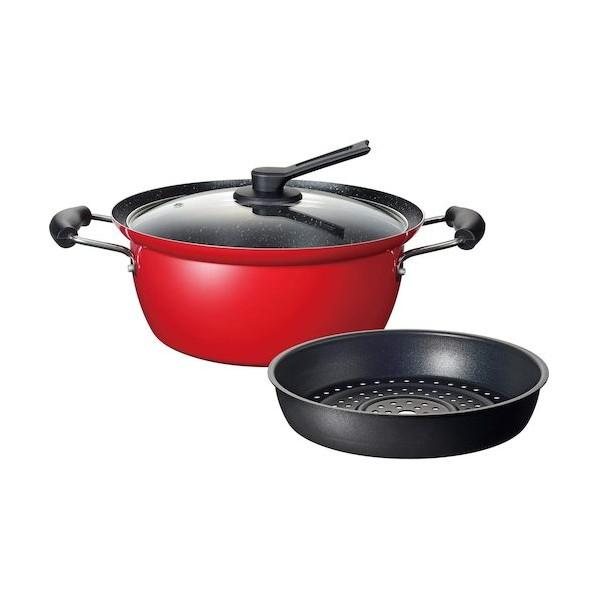 和平フレイズ にこみーな IH対応蒸し料理鍋24cm RB-1699   1個