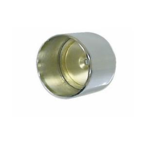 フジテック 真鍮クロームパイプ2重ソケット16 クロームメッキ 生地 φ16mm用