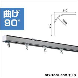 ノーブランド 大型カーテンレール30型(リングは別売) シルバー 910×910mm KGC-90