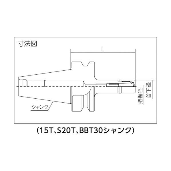 ユキワ ユキワ　スマートチャック BBT30-SMC4-60