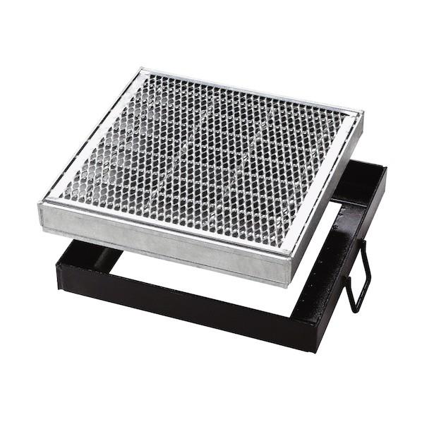 ※法人専用品※淀川製鋼所 ヨド EX グレーチング 正方形ますぶた（落し込み式） EX XW5h55...