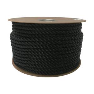 ユタカメイク ポリエチレンロープドラム巻１２ｍｍ×１００ｍブラック 345 x 345 x 180 mm PRE-64 1｜DIY FACTORY ONLINE SHOP