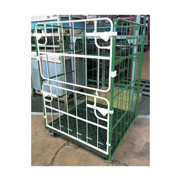 ヤマト・インダストリー ダブルゲート付きコンビテナー グリーン LRC80-SG(WG)