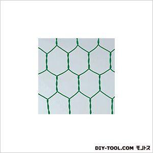 吉田隆 ビニール亀甲金網 グリーン 巾×長さ:910mm×30m 84631131 1個