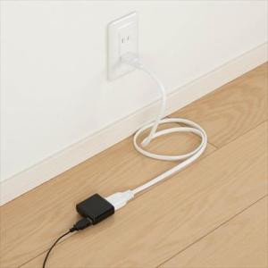ヤザワ 延長コード1個口1m ホワイト W28...の詳細画像2