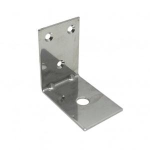 山口安製作所 ステン エクボアングル ボルト穴タイプ サイズ60mm厚み1.8mm S-110