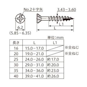 八幡ねじ カラースリムねじ アーモンド 3.5...の詳細画像1