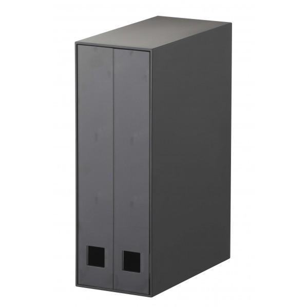 山崎実業 ネックレス&amp;ピアス収納ケース タワー ブラック 6132