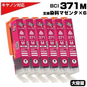 エコインク BCI-371XL+370XL 6色セット 互換インクカートリッジ