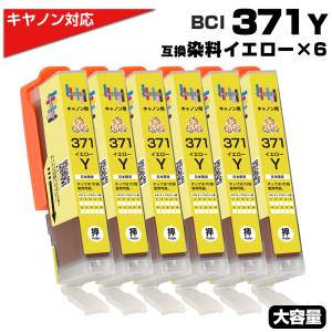エコインク BCI-371XL+370XL 6色セット 互換インクカートリッジ