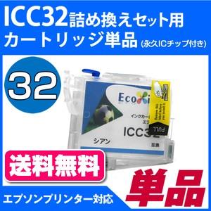 エコインク ICC32 詰め替えセット用 永久ICチップ付き カートリッジ
