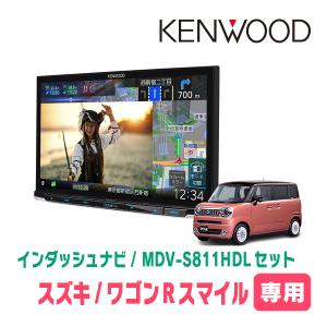 彩速ナビ ムーヴキャンバス(LA850S・R4/7〜現在)専用 KENWOOD / MDV