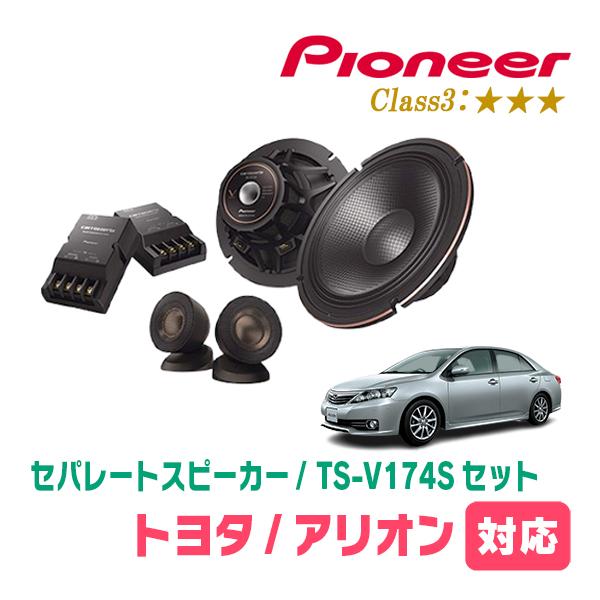 アリオン(260系・H19/6〜R3/3)用　スピーカー・バッフルセット　PIONEER / TS-...