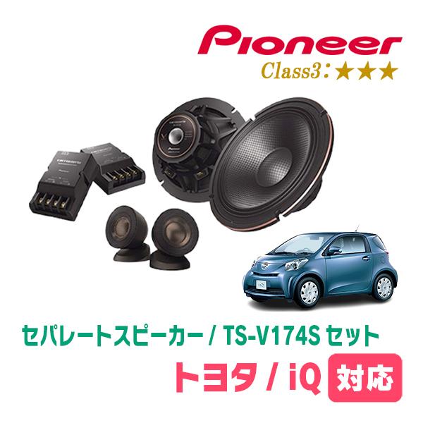 iQ(H20/11〜H28/3)用　スピーカー・バッフルセット　PIONEER / TS-V174S...