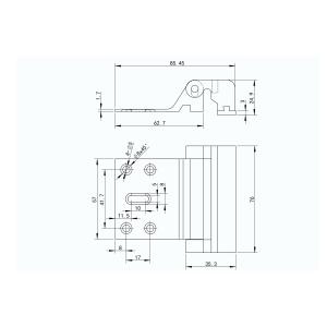 メール便送料無料 ドアロック door loc...の詳細画像3
