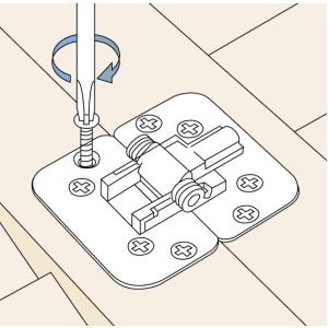 (面付タイプ) ムラコシ センターヒンジ DI...の詳細画像4