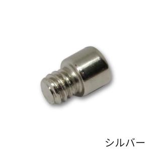 ネジW1/4 ダボ棚受 金具 サイズ Φ8×6...の詳細画像1