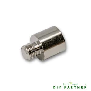 棚ダボ 棚受ダボ ネジ Ｍ８ ダボ棚受 Φ１２×１２ｍｍ オン １個入 ＤＩＹ 簡単 追加 棚受